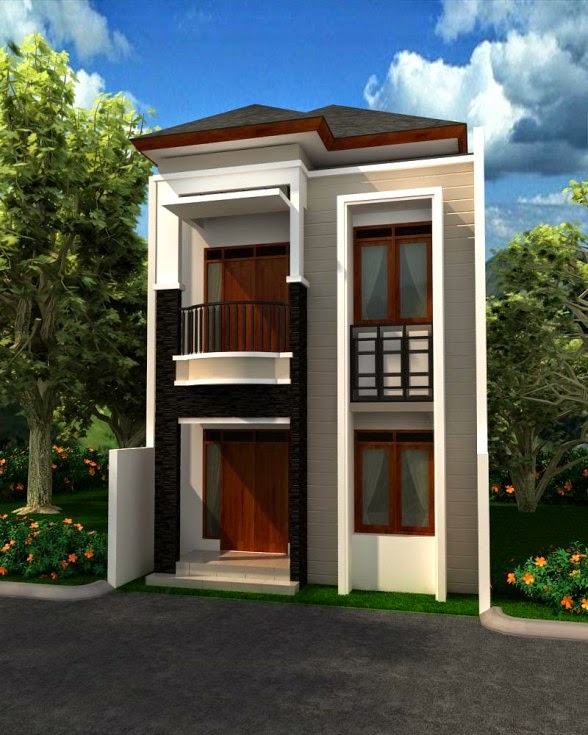  Desain  Rumah  Kecil  Minimalis 2  lantai  terbaru 2019