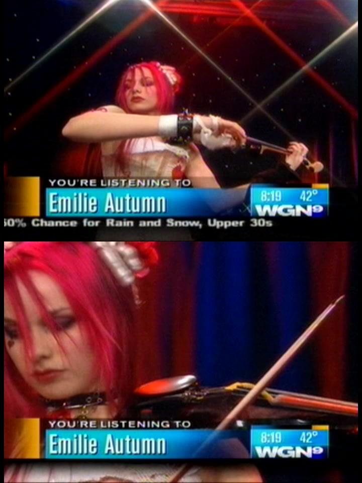 Emilie Autumn Violin Solo Live on WGN 2006 DESCARGA