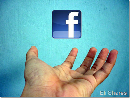 Hand - with FB logo