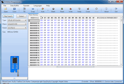 Cara flash receiver dengan CH341A