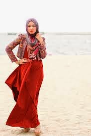 Koleksi Model Baju Pesta  Muslim Dian  Pelangi  Model Baju 