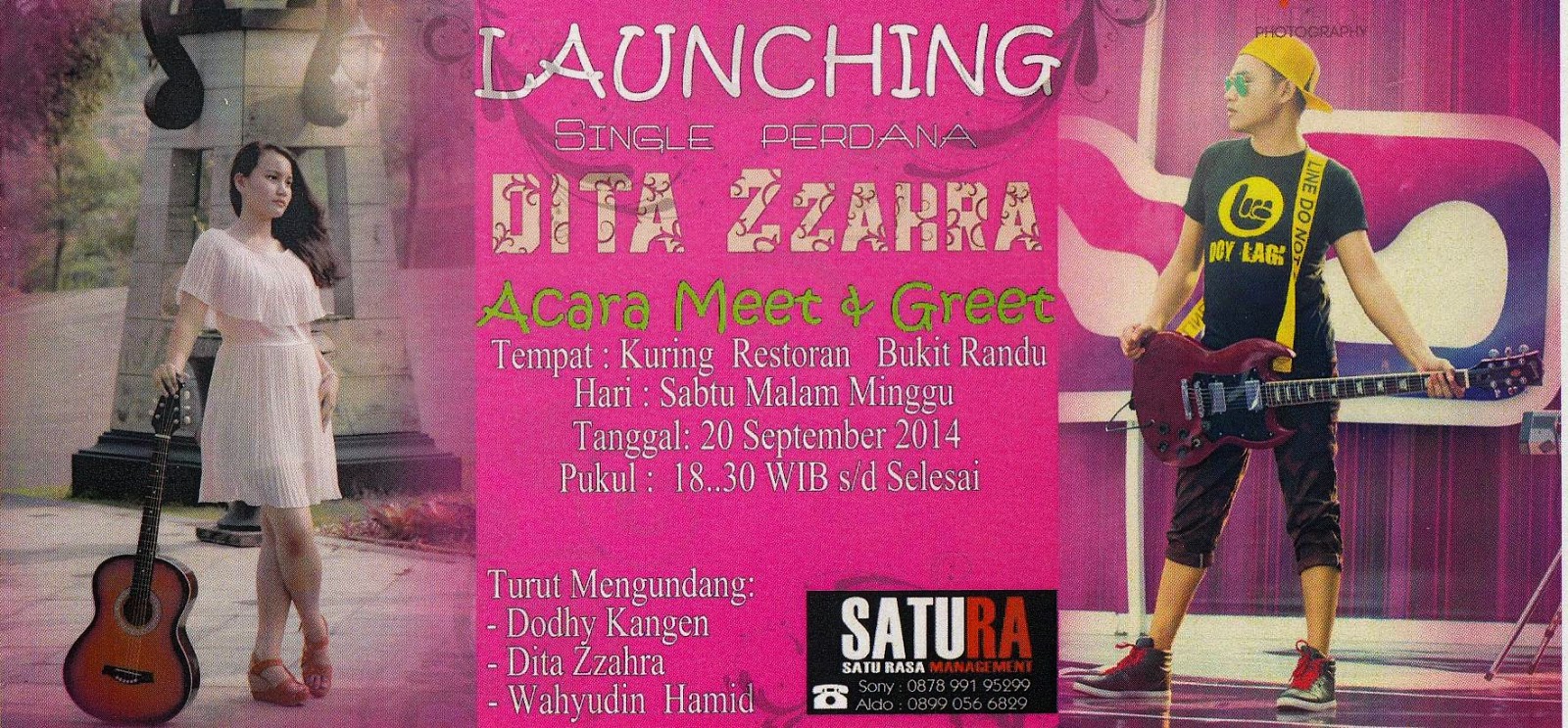 Penyanyi Cilik Lampung Dita Zzahra Launcing Single Perdana Ladi