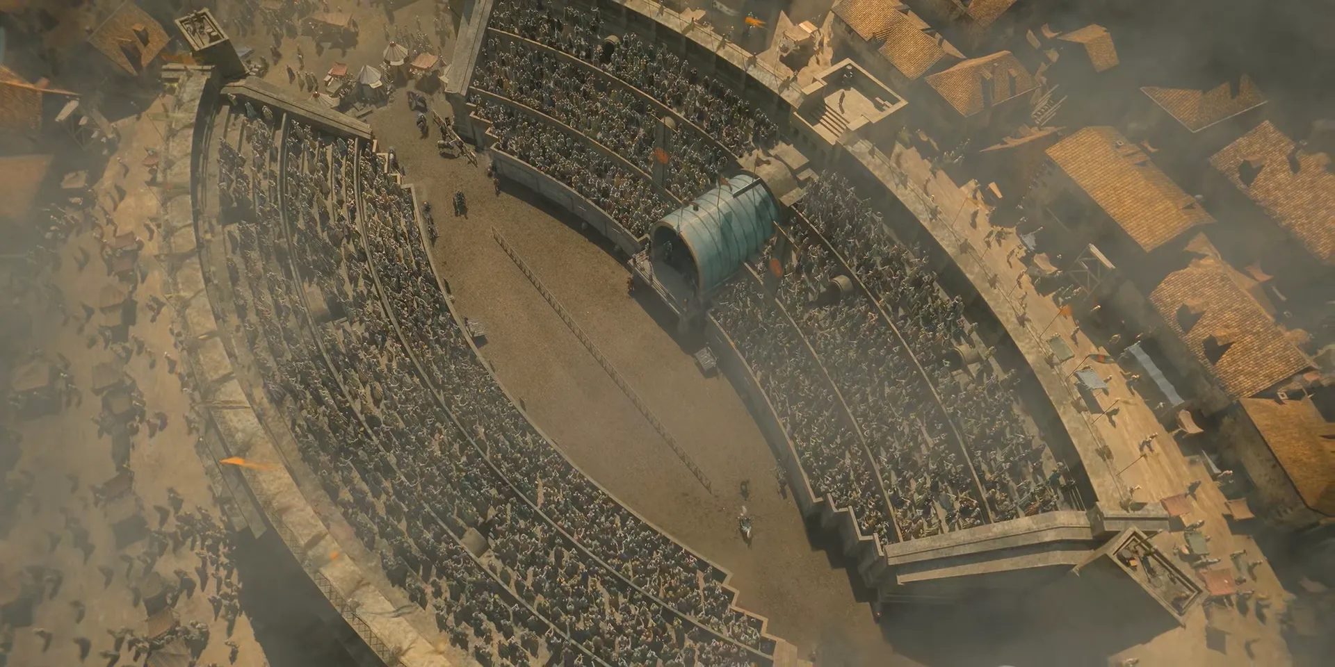 Bird eye view of the Arena