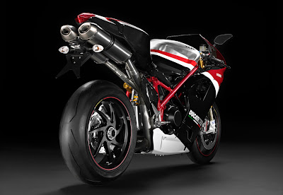 2010 Ducati 1198R Corse Special Edition Rear Side View