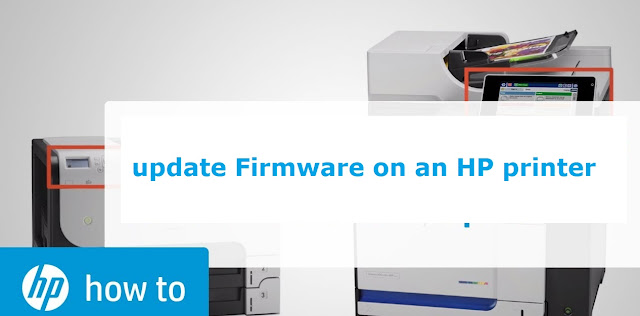 update Firmware on an HP printer