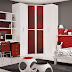 Teen Bedroom Intetior Design Red