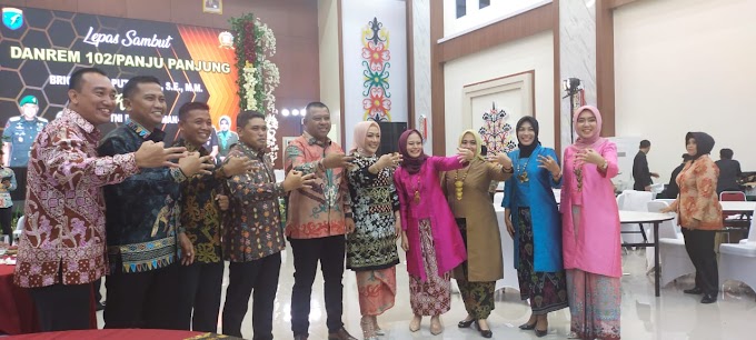 LEPAS SAMBUT DANDREM 102/PANJU PANJUNG