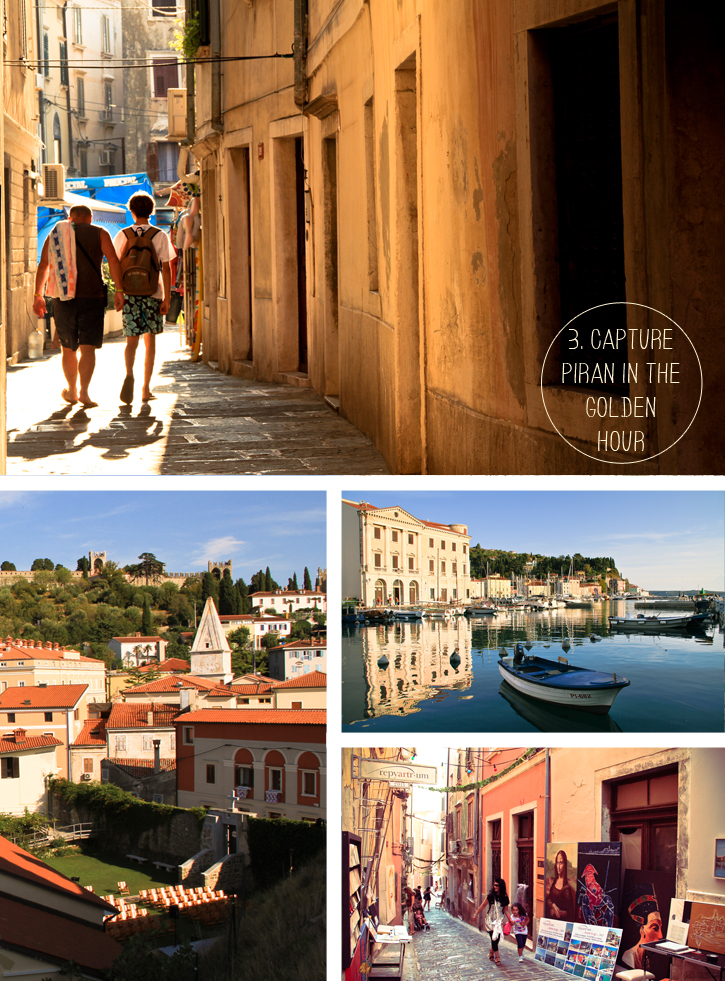 Piran Slovenia, venetian gothic architecture, Slovenian coastal peninsula, cobbled streets of Piran, Slovenia