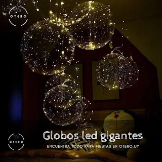 Paquete de 10 globos LED coloridos que brillan en la oscuridad