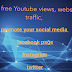 How to get free Youtube views and  free 1000 daily traffic in website