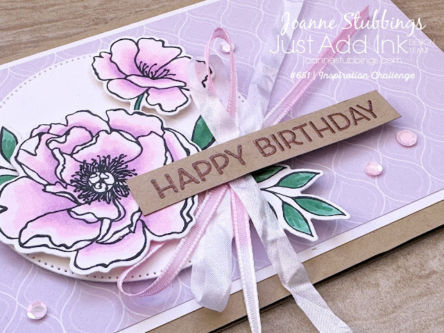 Jo's Stamping Spot - Just Add Ink Challenge #651 using Happiness Abounds bundle by Stampin' Up!