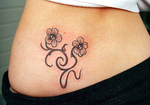 Labels: flower tattoo designs