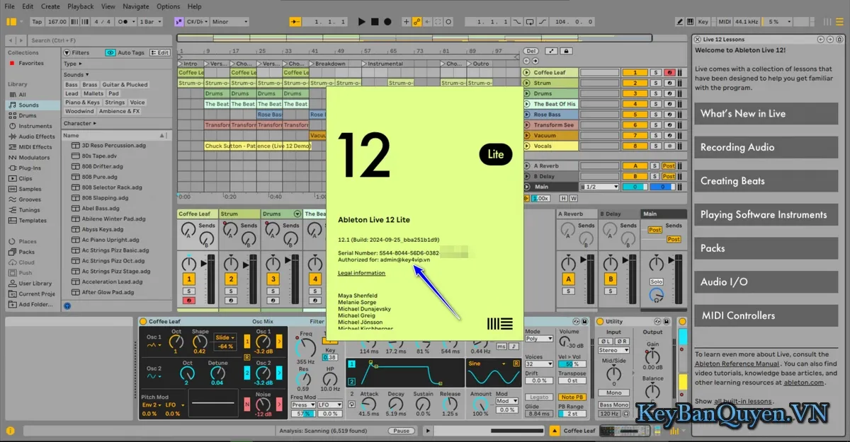 Mua bán key bản quyền và tài khoản Ableton Live Suite 12.