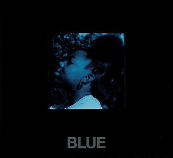 Carrie Mae Weems, blue detail from Moody Blue Girl, 1988