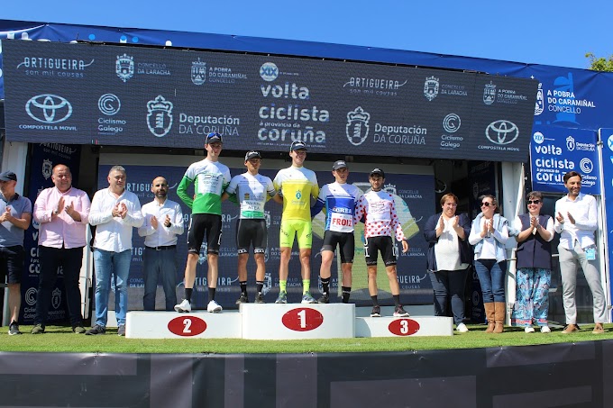 Cole Davis venció en la 1ª etapa de la Volta Ciclista a la provincia de A Coruña en Ortigueira