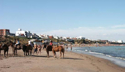 cabalgatas en playa argentina