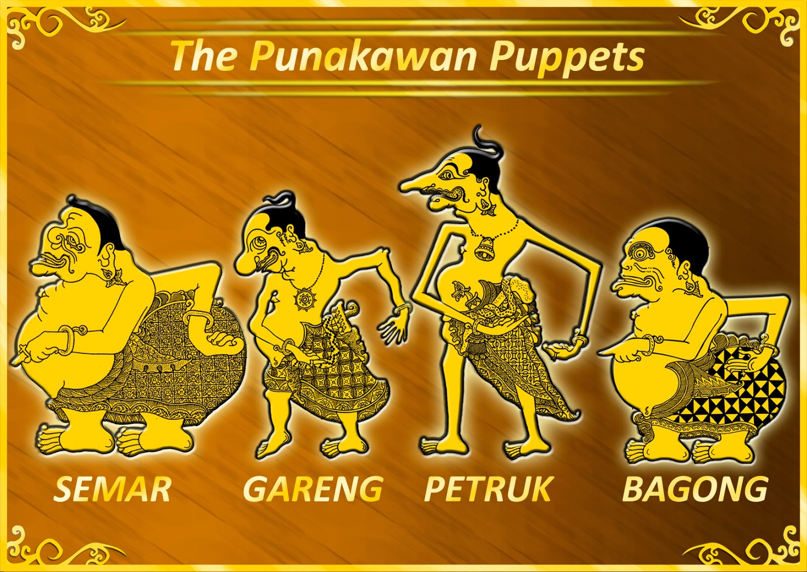 Punakawan Display Cards : About Punakawans