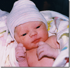 Meghan 1 hr old