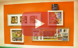 Themed reminscence reminiscence wall with memory boxes design for dementia