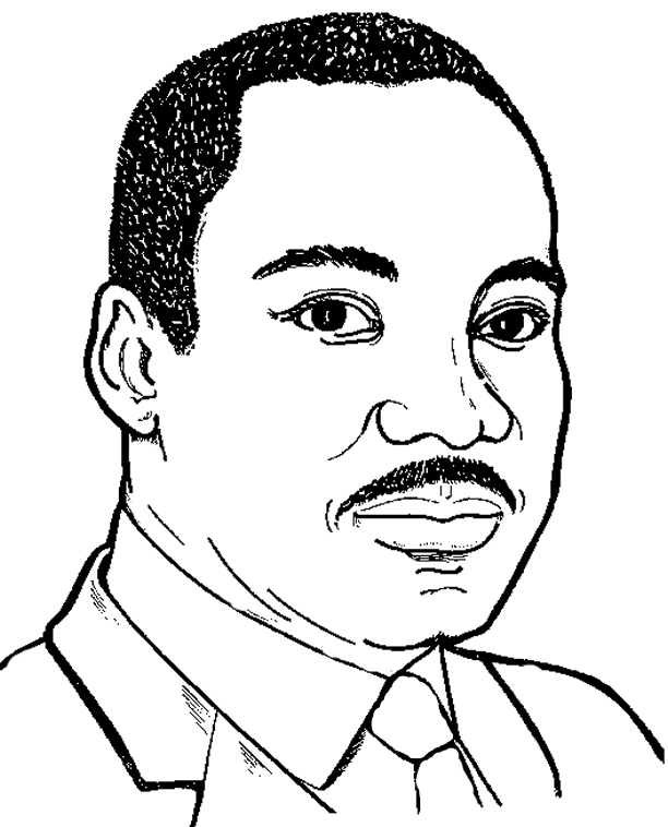 martin luther king coloring pages - 'Martin Luther King' Coloring Pages For Your Little Ones