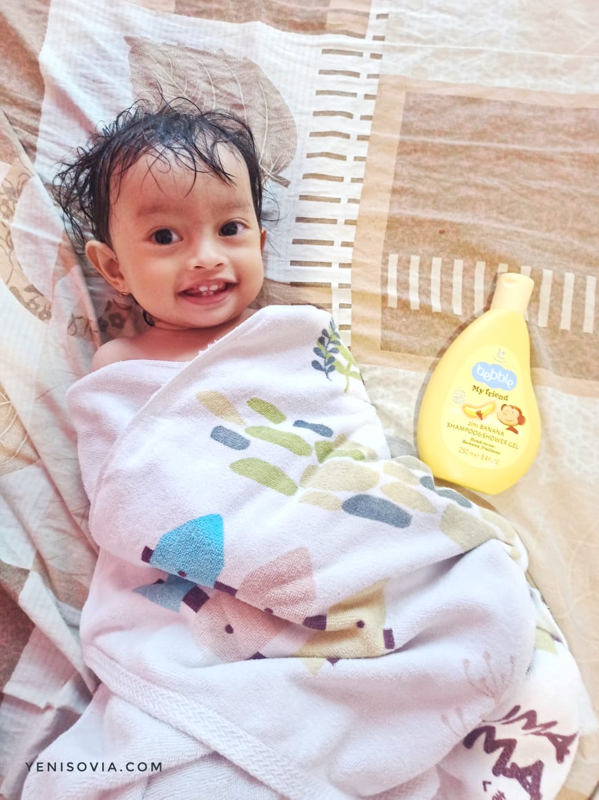 Sabun mandi bayi sekaligus shampoo dari Bebble