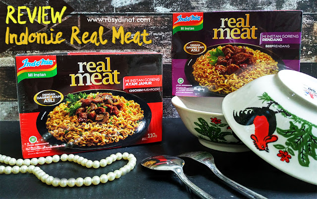 Indomie Real Meat, Indomie, Rendang, Chicken Mushroom