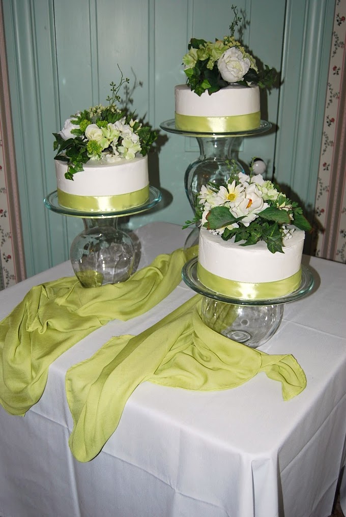 3 Tiered Wedding Cake Simple