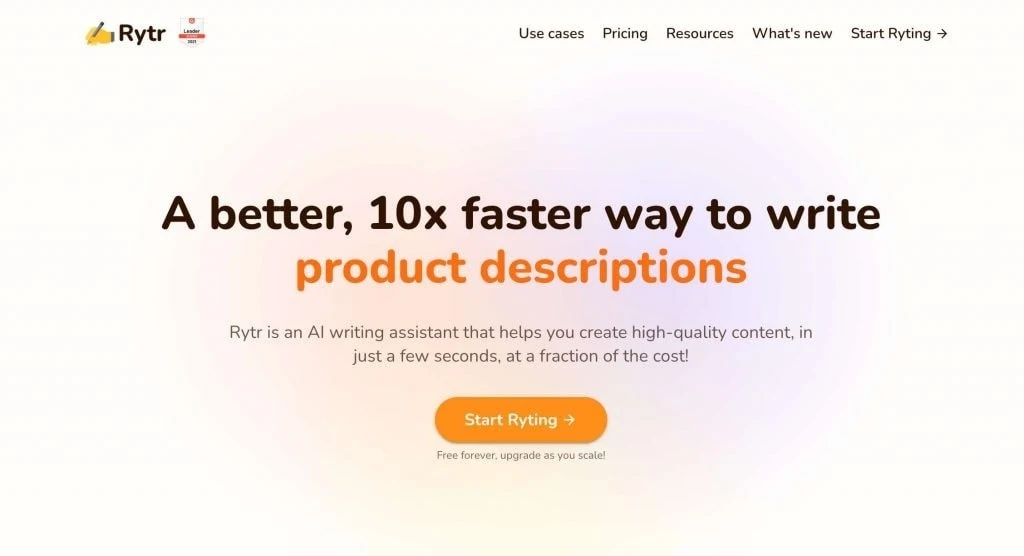 RYTR Review - Best AI Writing Tool