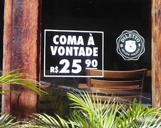 Comer à vontade com crase