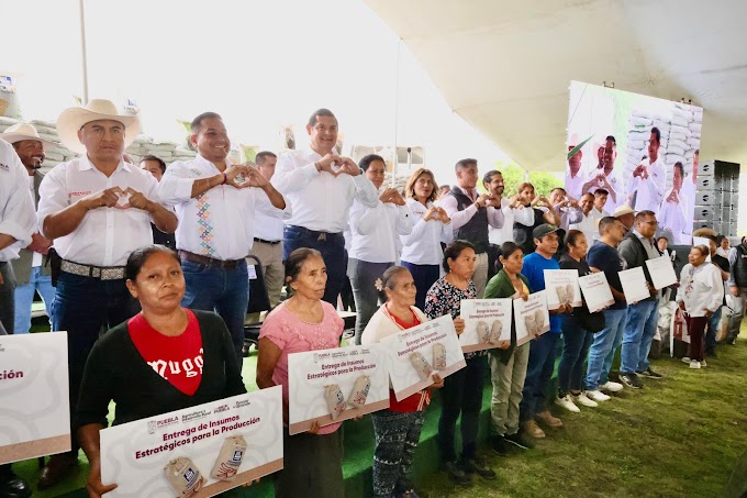 Impulsa Armenta desarrollo del campo y obras comunitarias en la Mixteca poblana
