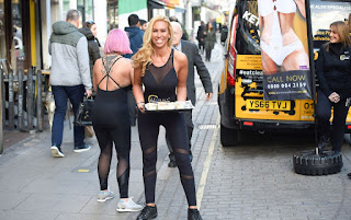 Kerry Katona Helps Amipka Pickston Launch Her New Weight Control Programme Skinny Revolution in London