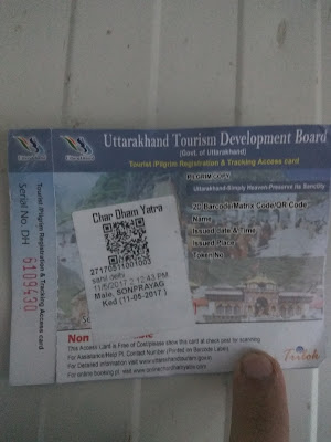 Char dham permit, Kedarnath, Baadrinath, yamnotri, gangotri.