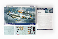 Eduard 1/48 Spitfire Mk. Vb mid (84186) Colour Guide & Paint Conversion Chart