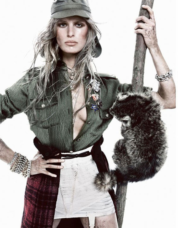 Karolina Kurkova Got Pretty Dirty for Spain Vogue