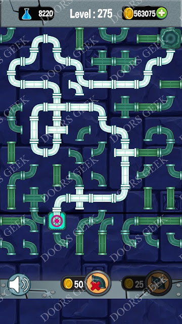  Plumber 3: Plumber Pipes Connect Level 275 Solution, Cheats, Walkthrough for android, iphone, ipad and ipod