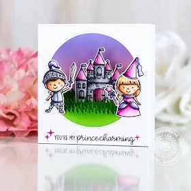 Sunny Studio Stamps: Enchanted Spring Scenes Fairy Tale Themed Card by Rachel Alvarado