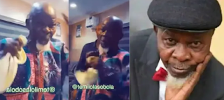 "Wow, See nice moves" ~ 99-year-old actor Charles Olumo “Agbako” flaunts his boxing skills [Video]