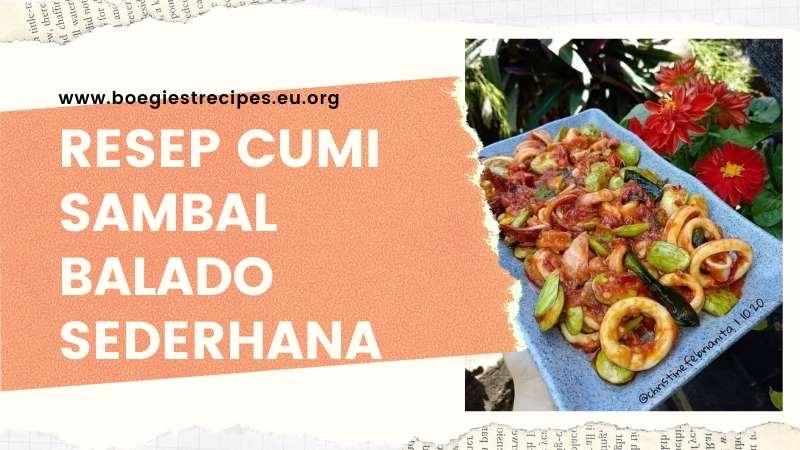 Resep Cumi Sambal balado