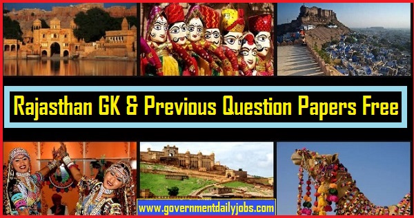 General Knowledge on Rajsthan Free Download Here