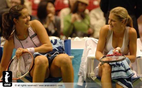 Ana Ivanovic upskirt pics in tennis bench