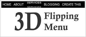 3D Flipping Menu Menggunakan Widget