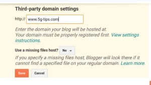 use GoDaddy domain blogger, domain setup blog
