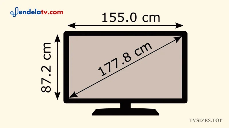 Ukuran TV 70 Inch