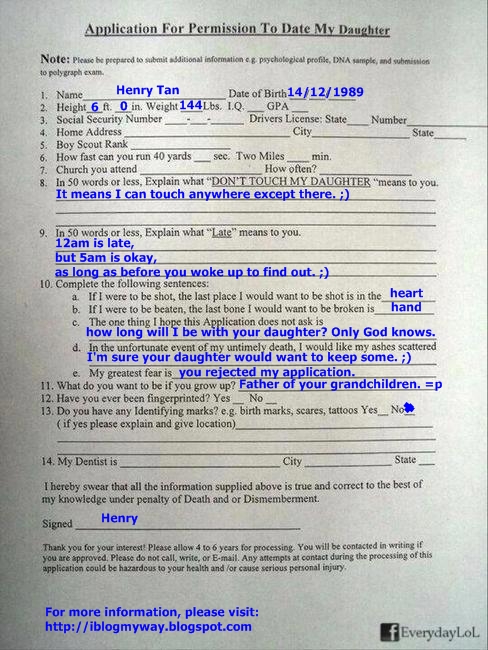 Dating Application Form Meme / Subtle Asian Dating …