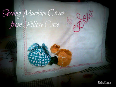 Pillowcase sewing machine cover