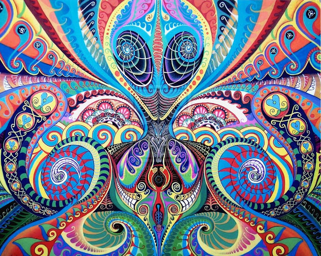 psychedelic alien