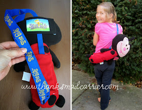 SeatPets backpack strap