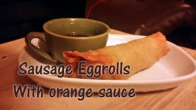 best ever sausage and cabbage egg roll with orange marmalade asian dipping sauce and sesame oil, recipes using seame oil, ground sausage egg roll, jimmy dean sausage egg roll