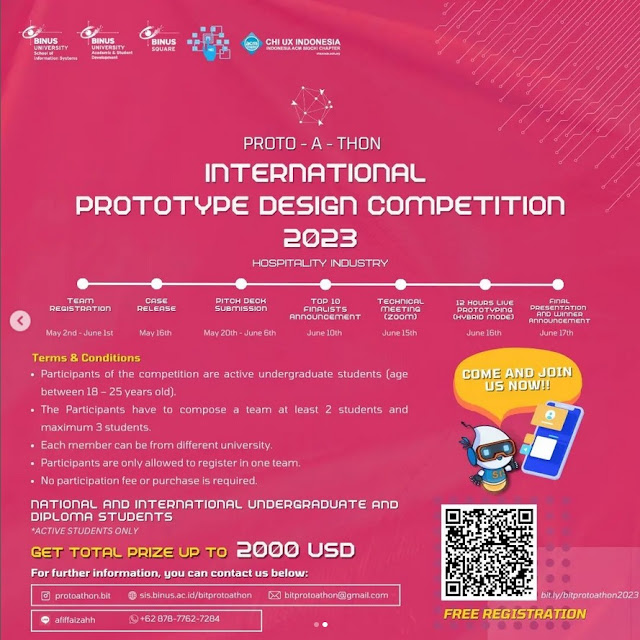 OPEN REGISTRATION Proto-A-Thon: International Prototype Design Competition 2023