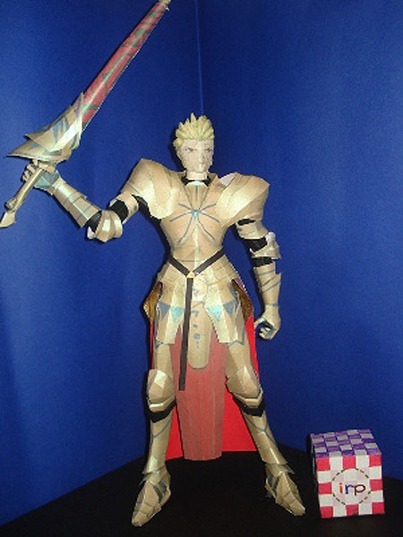 Fate Stay Night Gilgamesh Papercraft